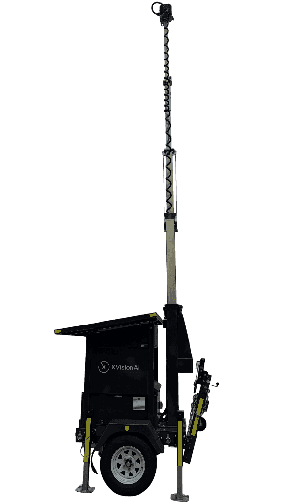 Outpost mobile intelligence platform with its telescopic mast deployed